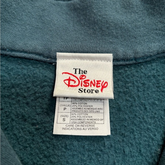 Vintage The Disney Store Winnie the Pooh 1/4 Zip Sweatshirt (Small) - Picture 6 of 10